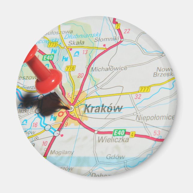 Kraków, Krakow, Cracow in Poland Magnet (Front)