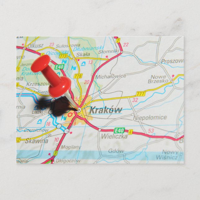 Kraków, Krakow, Cracow in Poland Postcard (Front)