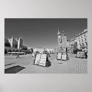 Krakow, Main Market Square, Poland, wall poster