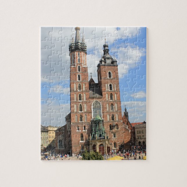 Krakow, Mariacki Church, St Mary's church, gifts Jigsaw Puzzle (Vertical)