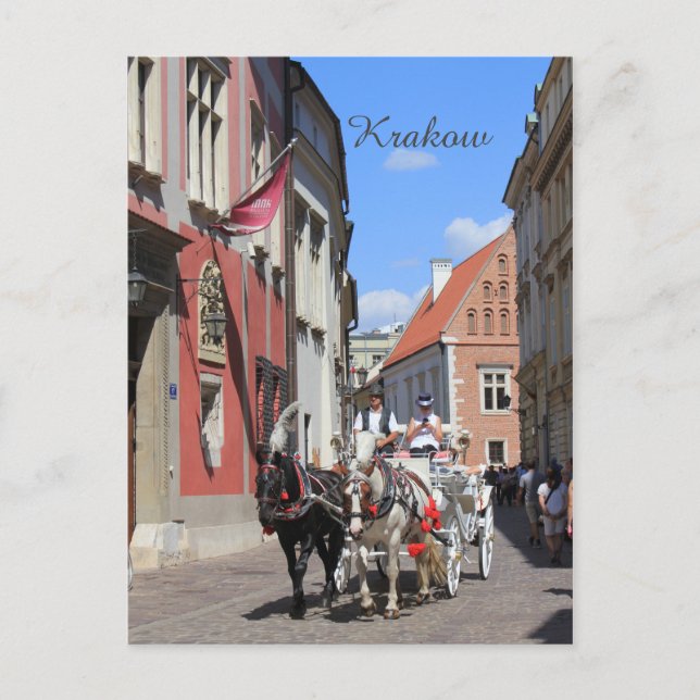 Krakow, Mariacki Church, St Mary's church, gifts Postcard (Front)