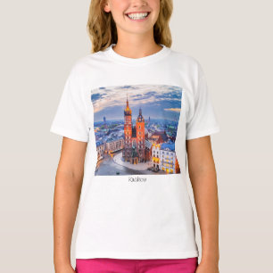Krakow night in Poland T-Shirt