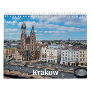 Krakow photo calendar, Poland Calendar