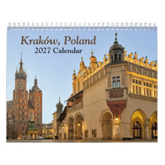 Krakow Poland 2027 Calendar