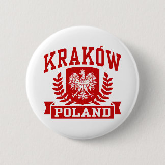Krakow Poland 6 Cm Round Badge