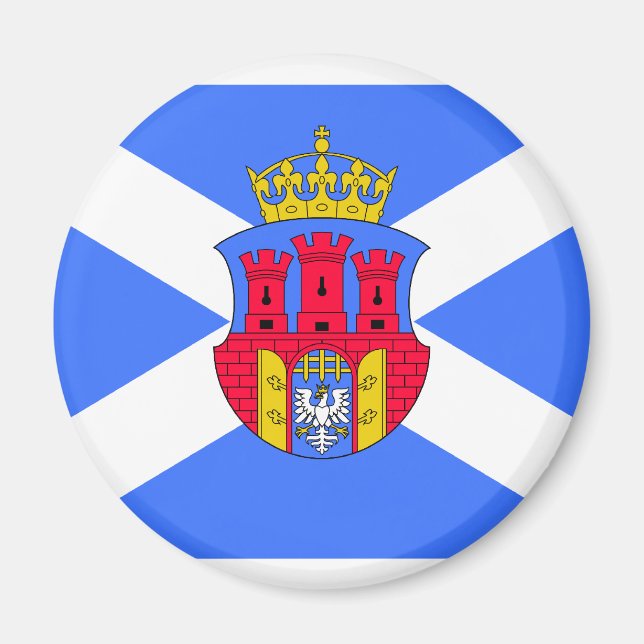 Krakow, Poland flag Magnet (Front)