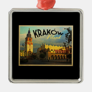 Krakow Poland Metal Tree Decoration