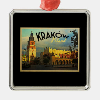 Krakow Poland Metal Tree Decoration