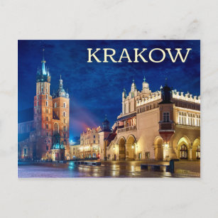 Krakow, Poland Postcard