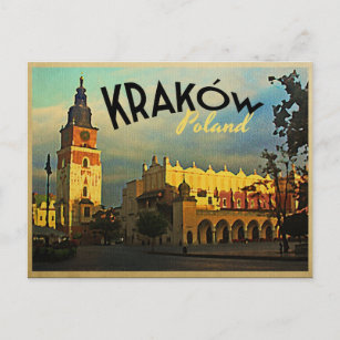 Krakow Poland Postcard