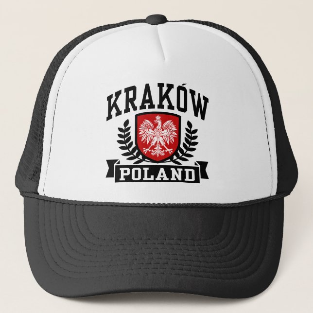 Krakow Poland Trucker Hat (Front)
