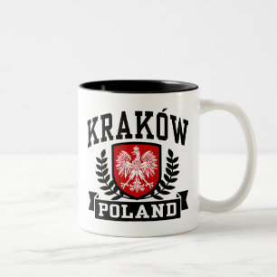Krakow Poland Two-Tone Coffee Mug