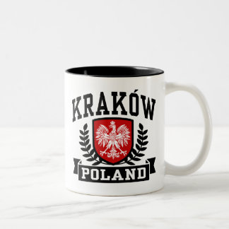 Krakow Poland Two-Tone Coffee Mug