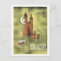 Krakow Poland Vintage Poster 1930s