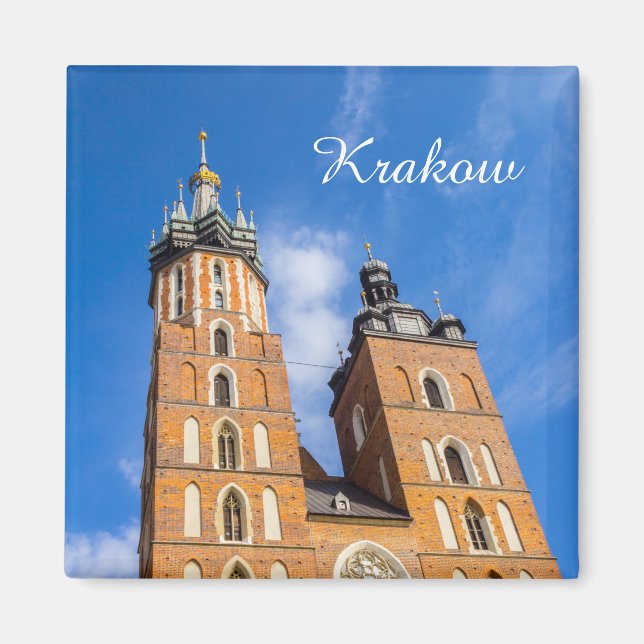 Krakow, St Marys church, Poland, magnet (Front)
