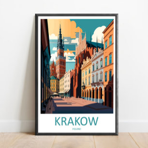 Krakow Travel Print Wall Art Krakow Wall Hanging