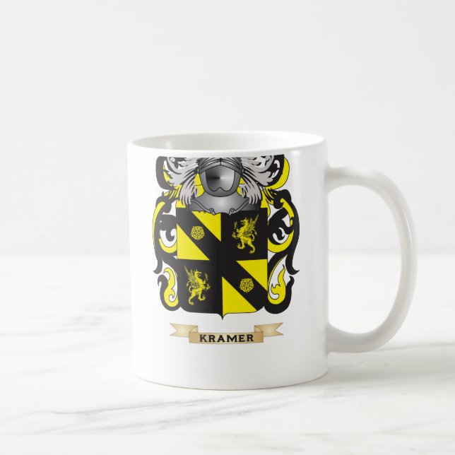 Kramer Coat of Arms (Family Crest) Coffee Mug (Right)