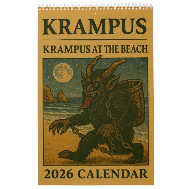 Krampus 2026: A Year of Mischief and Mayhem Calendar (Cover)
