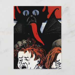 Krampus Attack Postcard