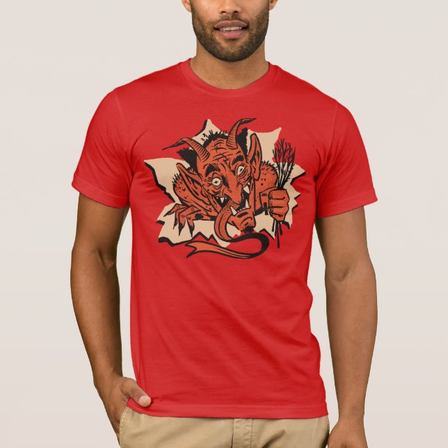 Krampus Busting through your shirt (Front)