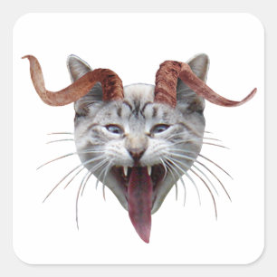 Krampus Cat Sticker