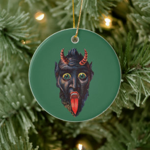 Krampus Ceramic Ornament