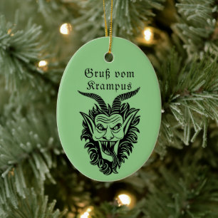 Krampus Ceramic Tree Decoration