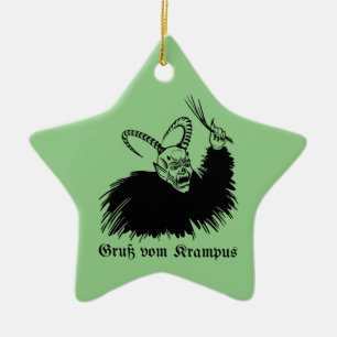 Krampus Ceramic Tree Decoration