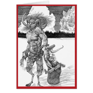 Krampus Christmas Card