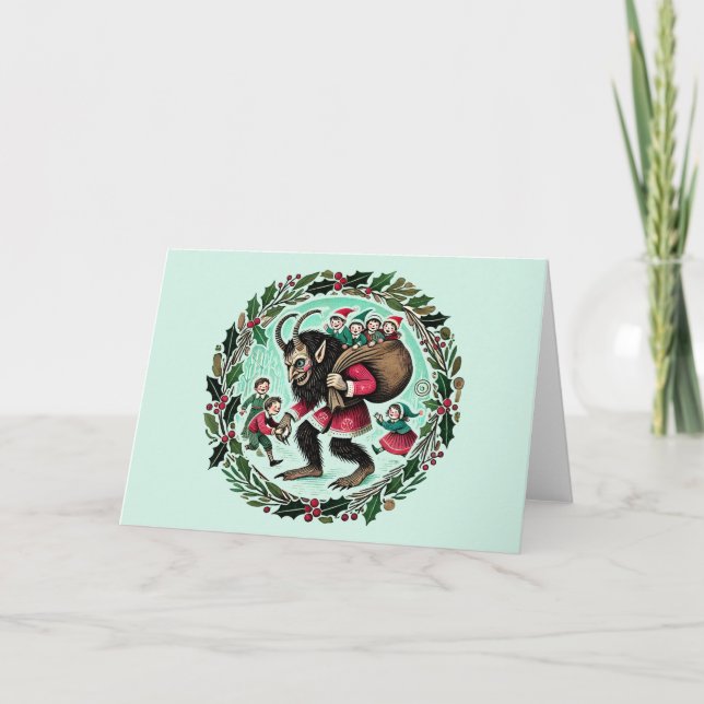 Krampus Christmas                                  Card (Front)