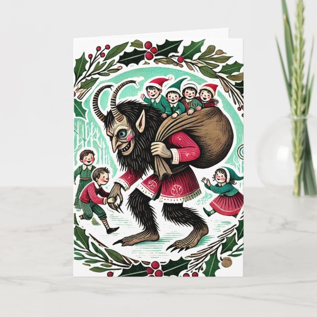 Krampus Christmas                                  Card (Front)