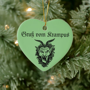 Krampus Christmas Ceramic Tree Decoration