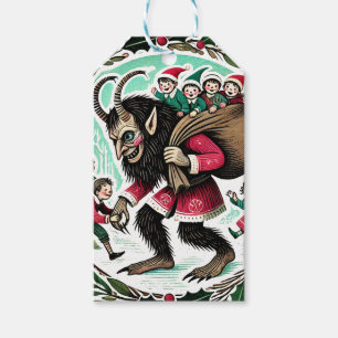 Krampus Christmas                                  Gift Tags