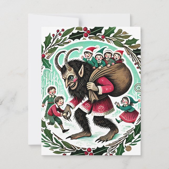 Krampus Christmas                                  Holiday Card (Front)