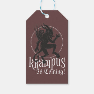 Krampus Christmas Holiday Gift Tags