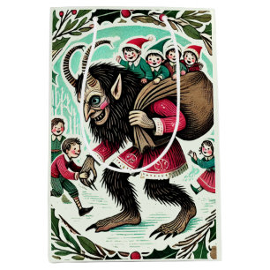 Krampus Christmas                                  Medium Gift Bag
