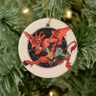 Krampus Christmas Decorations Zazzle Co Uk