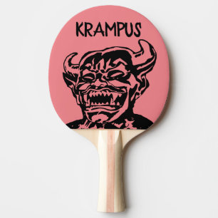 KRAMPUS CHRISTMAS PADDLES PING PONG