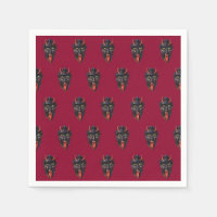 Krampus Cocktail Napkin