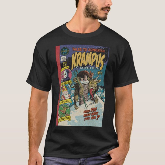 Krampus Comic Book Tee Shirt (Front)