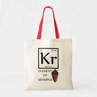 krampus cristmas tote bag