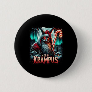 Krampus Dark Merry Krampus Mythical Christmas Xmas 6 Cm Round Badge