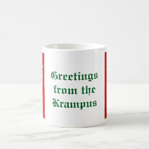 Krampus head mug