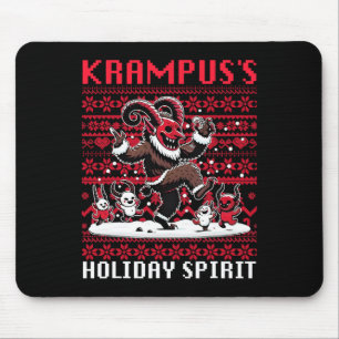 Krampus Holiday Spirit Design Christmas Season Evi Mouse Mat