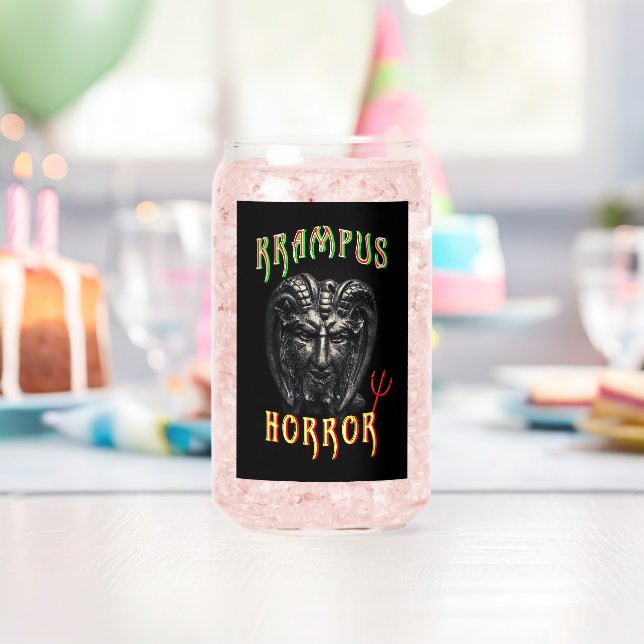 Krampus Horror Can Glass (Insitu (Birthday))