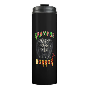 Krampus Horror Thermal Tumbler