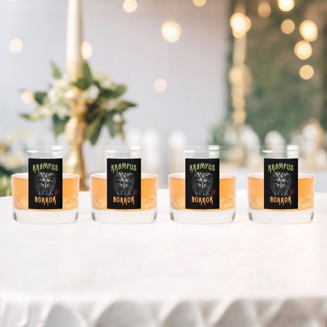 Krampus Horror Whiskey Glass (Insitu (Wedding))