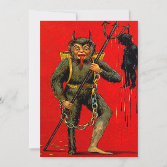 Krampus Invitation (Front)