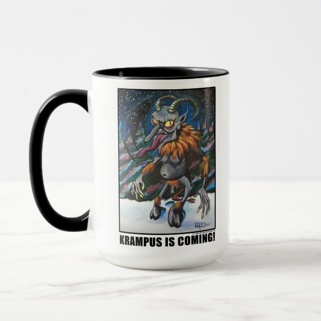 KRAMPUS IS COMING! Mug (Left)