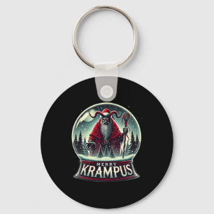 Krampus Is Coming To Town Horror Merry Krampus Chr Key Ring